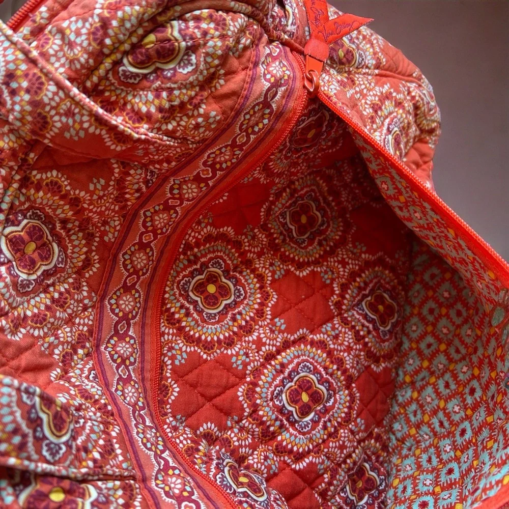 Vera Bradley Diaper Bag, Orange Paprika Print‎